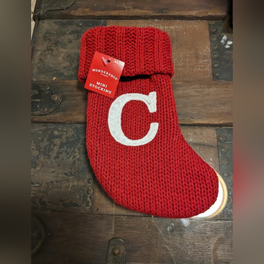Target "Wonderland" Mini Stocking - Letter C